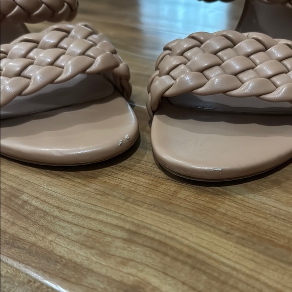 Women's Tan Woven Sandals - Picture 4 of 5